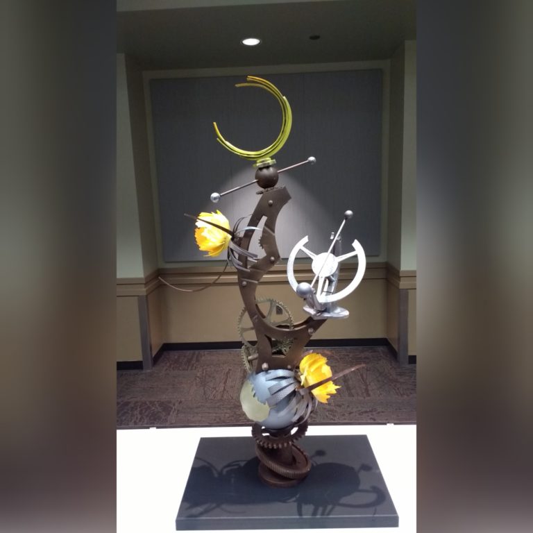 Chocolate Sculpture representing Time