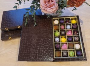 24pc Chocolate Box Antique Journal Chocolate Box Valentine's Day Box